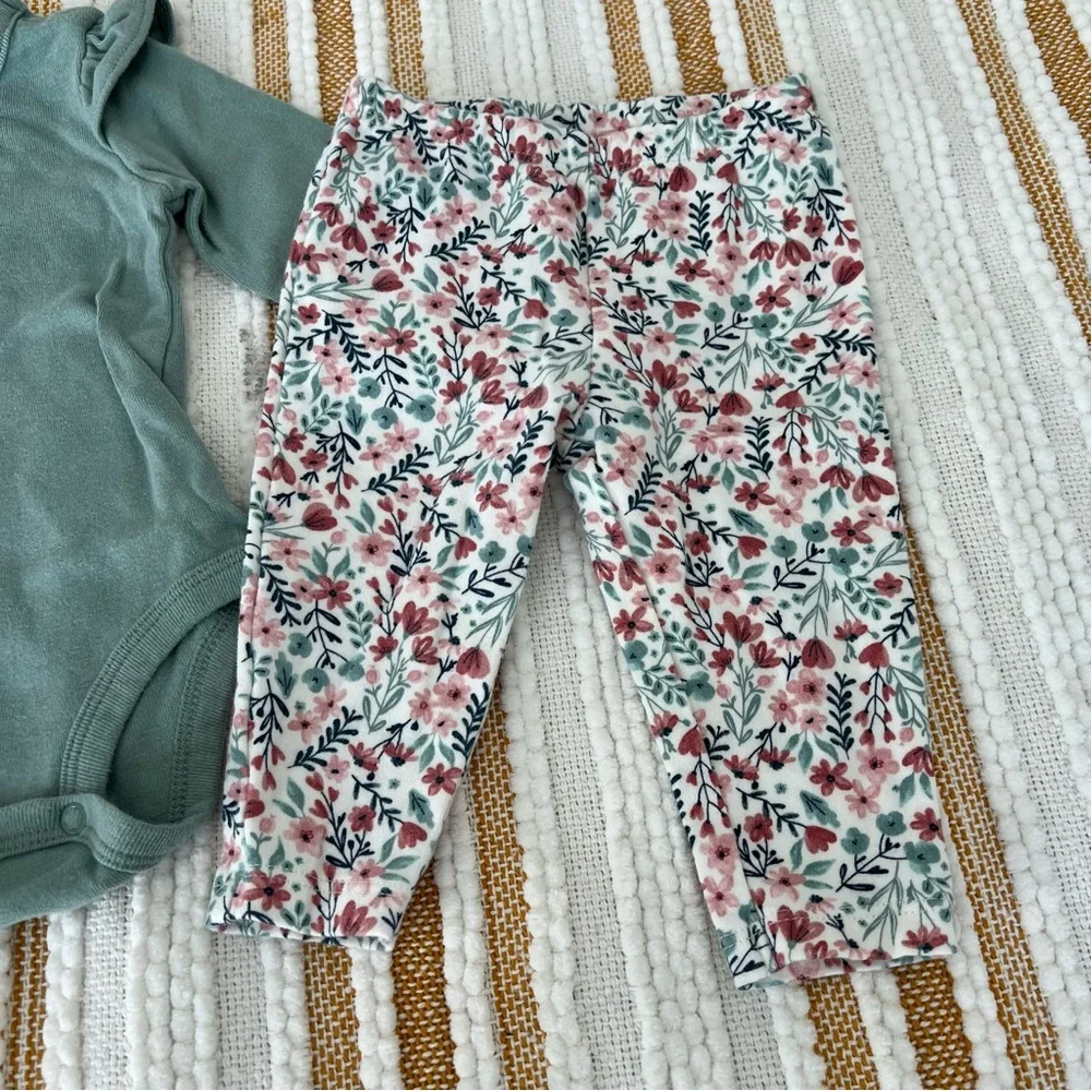 Baby 2-Piece Bears Bodysuit Pant‎ Set 6  Months